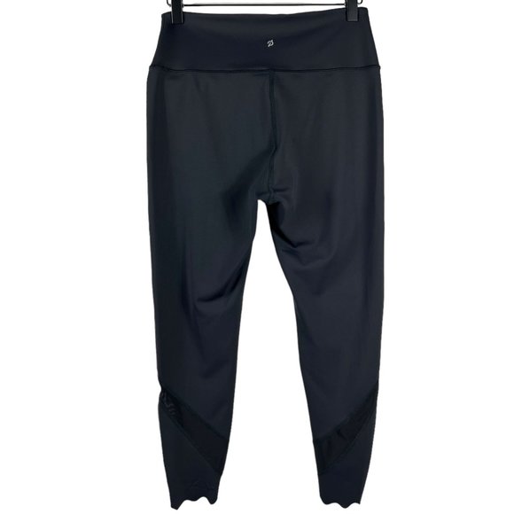 Peloton Women's Move Scalloped Hem High Rise Crop Leggings Black Size L HO121 - Picture 11 of 11